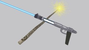 Magic Wand and Laser Pistol